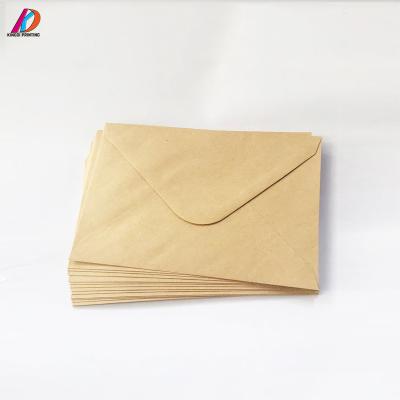 China Ccustomized Customized Eco - Friendly Kraft Paper Envelope With Glue for sale