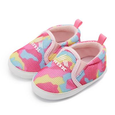 China 2022 High Quality Cotton Breathable Children's Flat Wear Light Weight Cartoon Kids Flat Casual Shoes Daily Cloth for sale