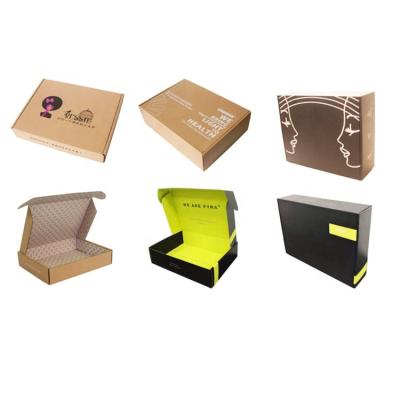 China Recycled Materials Cheap Personalized Custom Packaging Product Logo Postal Clothing Packaging Box Apparel Ad Box For Dress T-shirt Suit for sale