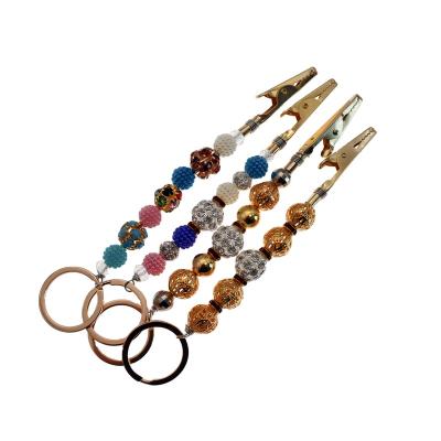 China Colorful ATM Card Grabber KushKrush Barbs News Launched Fashion Bling Card Grabber ATM Card Roach Blunt Clip Holder With Key Chain for sale