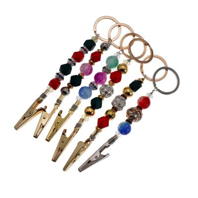 China Colorful ATM Card Grabber SmokeToy Barbs New Launched Fashion Bling Card Grabber ATM Card Roach Blunt Clip Holder With Key Chain for sale