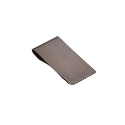 China Kush Krush Factory Outlet Matted Silver Stainless Steel Paper Money Clip for sale