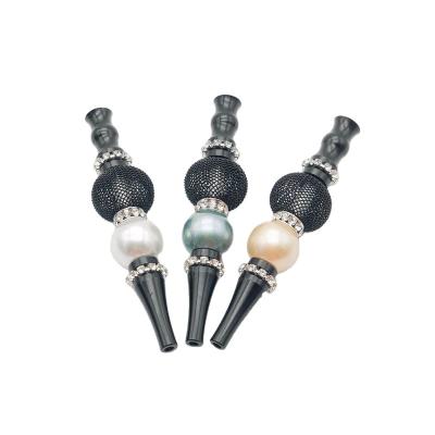 China Black Hookah Top Classic Smoking Filter Blunt Grade Holder With Bead for sale