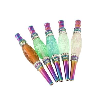 China Smoking Filter Metal Rainbow Glow in Dark Blunt Holder for sale