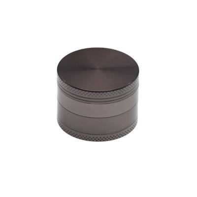 China Factory Outlet Stocked KushKrush 4 Parts Full Size Zinc Herb Grinder Solid Top Scraper With Free Plastic for sale