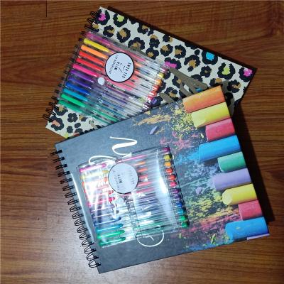 China Color Pen Sketchbook Hardcover Hardcover Book Gift Watercolor Spiral Blank Drawing Books Notebook Set for Kids for sale