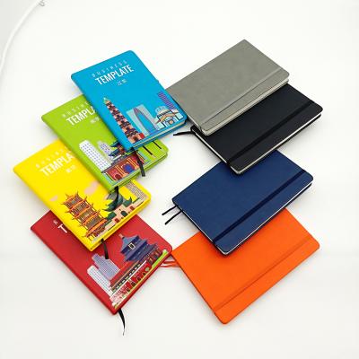 China Hardcover Laser Blank Bound Book Pantone PU Organic Working Notebook for sale