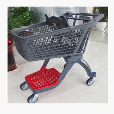 China Eco - Friendly Grocery Carts For Sale Strong Plastic Supermarket Trolley Trolley for sale