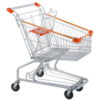 China Durable Metal Shopping Trolley Trolley For Supermarket Use for sale