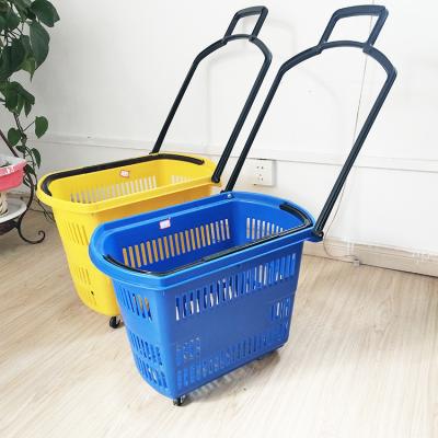 China Durable High Quality Wholesale Roll Shopping Basket Hand Basket for sale