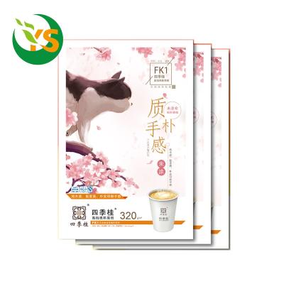 China AllykingGCU special waterproof food card paper for paper cup, no smell, good hardness, no fluorescent bleach, uncoated sijiugui240 for sale