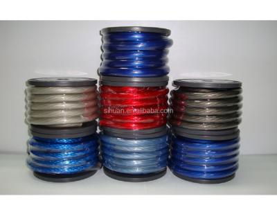 China Factory wholesale car audio china power cable 1/0 audio power wire for sale