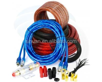 China New Professional Quality 4 Gauge Overhead Wiring Kit For A.W.G. Car Power Cable Wire of the car amplify/4 for sale