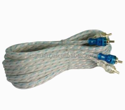 China Car Audio Car Audio Amplifier Install RCA Interconnect Cable for sale