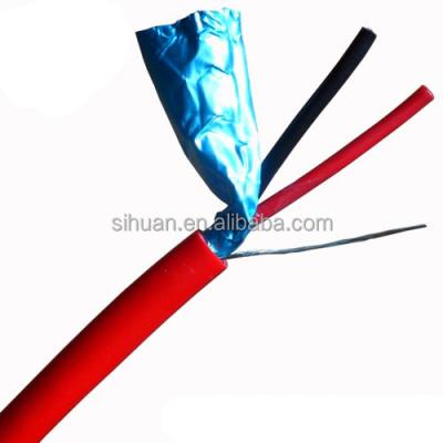 China Red Construction Fire Alarm System Jacket 2 Core Alarm Cable for sale