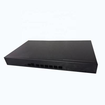 China With 19inch Fan Rack Mount Router 1u Network Case 6 LAN Port Firewall Chassis for sale