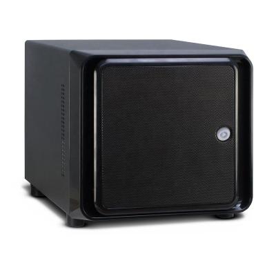 China With Black Fan ITX NAS Case 4 Bays Shape Mini-ITX Internal Memory Server Case USB 2.0 for sale