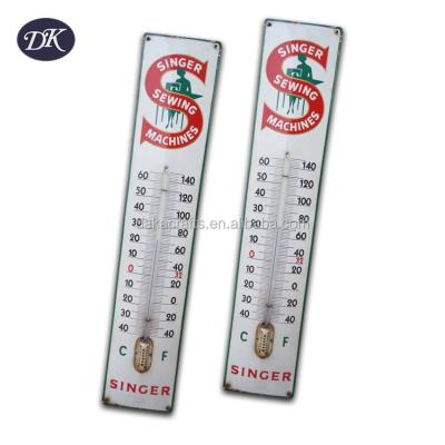 China Beautiful Factory Ornamental Supply Easy-Read Decoration Ceramic Thermometer for sale