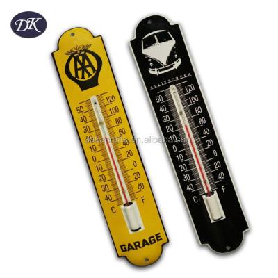 China Best Selling Africa Metal Crafts Enamel / Porcelain Thermometer for sale