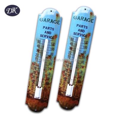 China Excellent decoration handmade quality ? Garage Enamel Thermometers for sale