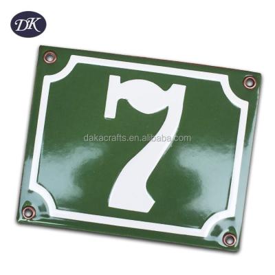 China Durable Chinese Rustic Products Brand Enamel Street Sign for sale