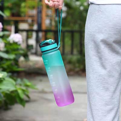 China Viable Sample In 32 Ounce Free Water Bottle Of Bpa Leak Proof Great Sports Fitness Sports With Motivational Time Marker for sale