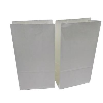 China Recyclable High Quality White SSD Square Bottom Paper Kraft Bag for sale