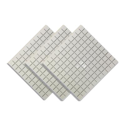 China Waterproof Ceramic Small Brick Wall Nordic White Brick Decoration Bathroom Kitchen Bathroom Mosaic Tile Anti Slip Tile for sale