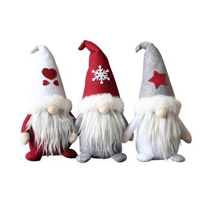 China Home Furnishing Decoration Fine Quality Santa Claus Wholesale Christmas Ornaments Faceless Doll Decorations for sale