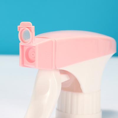 China 1.3cc - 1.5cc 28mm Plastic Trigger Sprayer 28 410 With Rachet Closure for sale