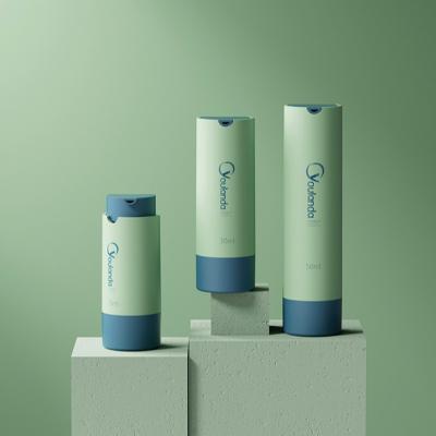 Chine 15 ml 30 ml 50 ml Bouteille en plastique sans air vide Bouteilles de pompe sans air rechargeables personnalisées à vendre