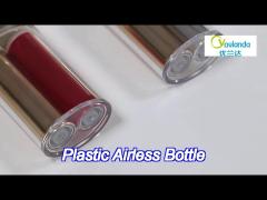 plastic airless bottle  double tube airless pump bottles skincare vacuum bottles 10ml 20ml 30ml