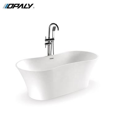 China Luxury Modern Solid Outdoor Bathroom Tubs Acrylic Free Standing Antibaterial Bathtubs White Bathtub for sale