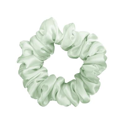 China 100% pure silk scrunchies 16momme 16momme 2.5cm 100% mulberry silk mint en venta