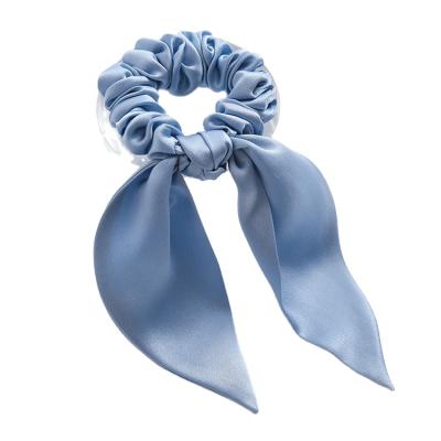 China - silk scrunchies with difference 22momme silk charmeuse with 2.5cm scrunchies with bow tie en venta