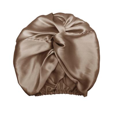 China Custom made 100% pure silk hair turban silk hair band 22momme drying environment friendly en venta