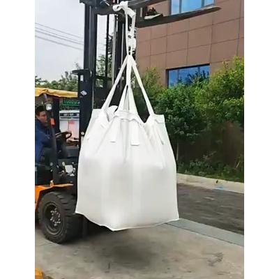 China Breathable Fast Delivery New Polypropylene FIBC Material Woven Bulk Bag for sale