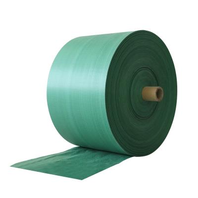 China Recyclable Cheap Price PP Woven Fabric Rolls PP Woven Bag Roll Polypropylene Sack Recyclable Bag Roll for sale