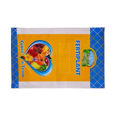 China Recyclable High Quality BOPP Laminated PP Woven Sack 50 Kg Woven Fertilizer Sack for sale