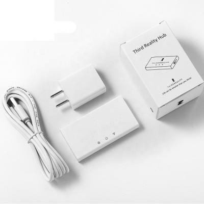 China White Smart Home Zigbee Smart Hub Smart Label Gateway For Smart Home Devices for sale