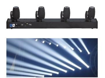 China LED moving head 10watt 4 head beam light / led moving beam 4 heads for sale