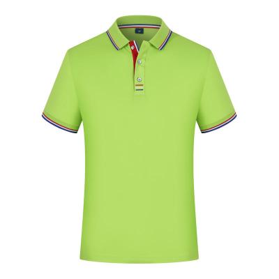 China Anti-wrinkle Polyester dryfit short sleeve polo t-shirt custom embroidery logo plain golf polo shirts for men blank t shirt for sale