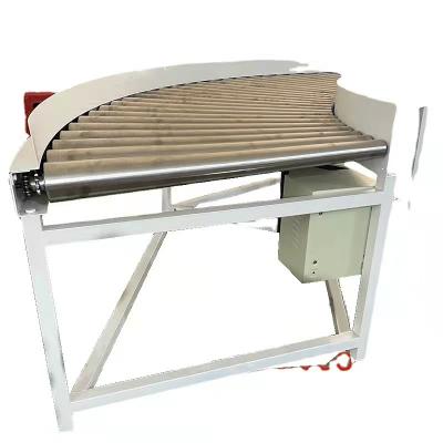 China Building Material Shops Roller Conveyor Table Drive Chain Roller Conveyor for sale