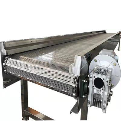 China Heat Resistant 304 Stainless Steel Chain Plate Conveyor Chain Plate Conveyor Food Processing Connecting Plate Conveyor for sale