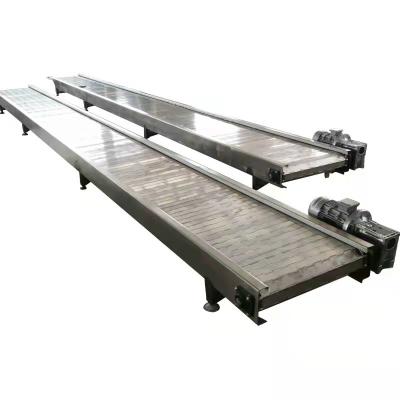 China 304 Chain Plate Conveyor Workshop Working Platform Heat Resistant Load Bearing Chain Plate High Temperature Line for sale