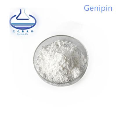 China Polvo natural puro de Genipin del grado de la atención sanitaria del 98% Gardenia Extract 6902-77-8 en venta