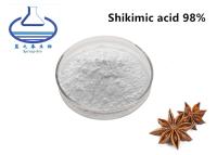 China Natural  Ferulic Acid Powder , 98% Illicium Verum Fruit Extract Shikimic Acid for sale