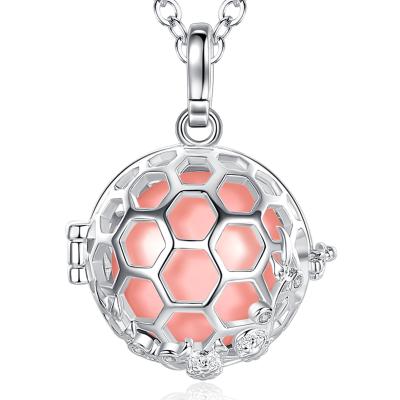 China Merryshine New Custom Design Honeycomb Other Harmony Pregnancy Bola Ball Bell Musical Pendant Necklace for sale