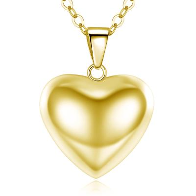 China Fashionable Gold Color Merryshine Ladies Pregnant Luxury Heart Necklace Pendants For Jewelry Making Necklaces for sale