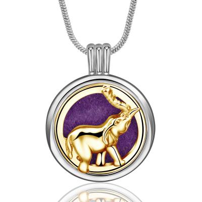 China Fashionable High Quality Custom Jewelry Accessories Necklace Pendant Hollow Merryshine Logo for sale